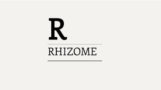 Three Minute Theory What is the Rhizome [upl. by Vena]