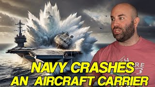 US Navy Air Craft Carrier Crashed into other Ship [upl. by Adur93]