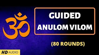 Guided Anulom Vilom Pranayama  Breathing Guide [upl. by Etnuhs]