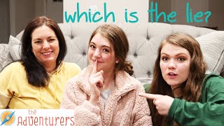 2 Truths And 1 Lie Party Game I That YouTub3 Family The Adventurers [upl. by Auginahs]