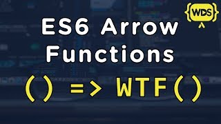 JavaScript ES6 Arrow Functions Tutorial [upl. by Gnilrets]