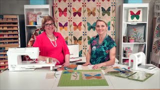 How to Make a Butterfly Quilt by Edyta Sitar [upl. by Arihas]