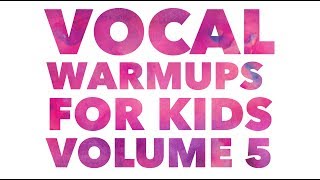 5 MIN VOCAL WARM UP FOR KIDS [upl. by Litsyrk207]