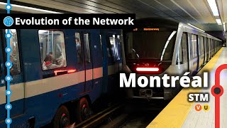 Montreals Metro Network Evolution [upl. by Goldsmith]