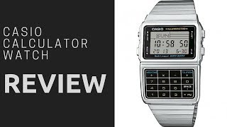 Casio DBC611E1EF Calculator retro watch review 2018 [upl. by Talley30]