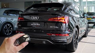 2021 Audi Q5 Sportback 50 TFSI e 299hp  Sound amp Visual Review [upl. by Eillim622]