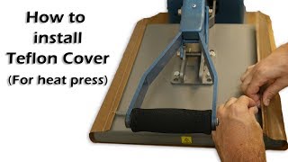 How to install Teflon Cover for heat press [upl. by Wilmer556]