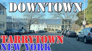 Tarrytown  New York  4K Downtown Drive [upl. by Corabella]