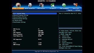 How to Update Bios Gigabyte GA H81M [upl. by Arabele]