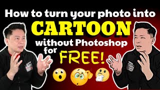 HOW TO TURN YOUR PHOTO INTO CARTOON WITHOUT PHOTOSHOP FOR FREE [upl. by Phylys]