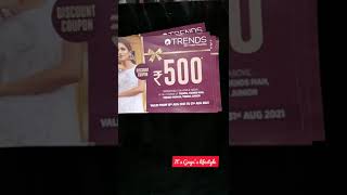 How to Redeemable Reliance trends Coupons in AJIO app [upl. by Odnanref]