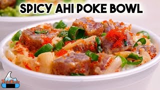 Spicy Ahi Poke Bowl RECIPE [upl. by Gay784]