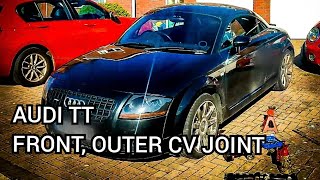 How to Replace an Audi TT front out CV joint [upl. by Rosanne]