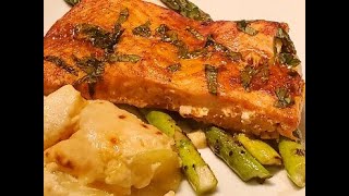 Salmon al Horno SImplemente delicioso [upl. by Erdreid]