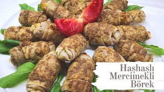 FARKLI BÖREK Mİ  ARIYORSUNUZ İŞTE SİZE HAŞHAŞLI MERCİMEKLİ BÖREK TARİFİ [upl. by Meris494]