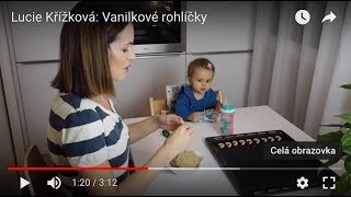 Lucie Křížková Vanilkové rohlíčky [upl. by Ann]