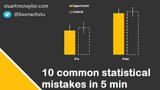 Ten Statistical Mistakes in 5 Min [upl. by Elyrrad]