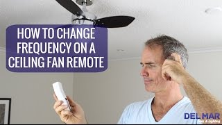 How To Change the Frequency On A Ceiling Fan Remote [upl. by Chrisoula]