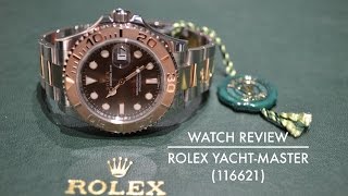 Watch Review Rolex YachtMaster 116621 [upl. by Tranquada]