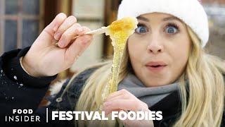 Quebec Winter Carnival’s Top 3 Foods  Festival Foodies [upl. by Freudberg862]