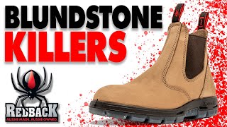 REDBACK  Most comfy boots EVER  CUT IN HALF  Blundstone Killers [upl. by Aztilem]