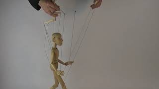 Operating a marionette walking [upl. by Navanod]