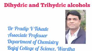 Video Lecture 21 DihydicTrihydric alcohols– Part I [upl. by Ennaesor309]