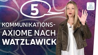 Kommunikationsmodell I 5 Axiome Watzlawick I Deutsch [upl. by Islehc194]