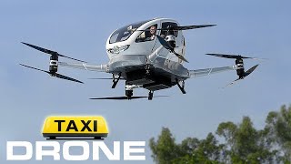 EHANG 184  The Worlds First Passenger Taxi Drone [upl. by Witha]