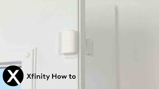 XFINITY Home Battery Replacement Visonic Door and Window Sensor [upl. by Ydoc]