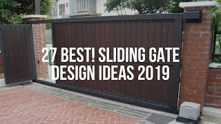 🔴 27 Best SLIDING GATE DESIGN Ideas [upl. by Takeo]