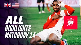 ALL HIGHLIGHTS MATCHDAY 14 👀⚽ Jupiler Pro League 2324 [upl. by Annairam]