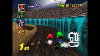 Mario Kart 64 WalkthroughGameplay Nintendo64 HD1080p [upl. by Amorete]