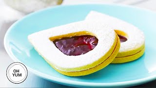 Professional Baker Teaches You How To Make LINZER COOKIES [upl. by Tine]