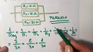 CÁLCULO DE RESISTENCIA EQUIVALENTE SERIE Y PARALELO [upl. by Marolda]
