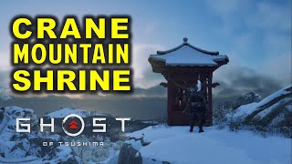 How to Reach Crane Mountain Shrine  Kamiagata Shinto Shrine  Ghost of Tsushima [upl. by Wehtta]