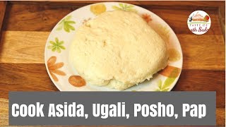 Cook Asida Ugali Posho Pap [upl. by Ennaimaj436]