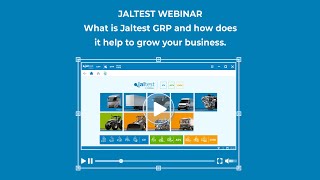 JALTEST WEBINAR  What is Jaltest GRP and how does it help to grow your business [upl. by Fita]