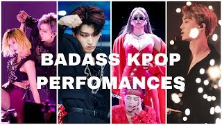 TOP 17 MOST BADASS KPOP LIVE PERFORMANCES [upl. by Latsirk]