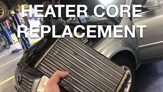 Volkswagen Passat Heater Core Replacement  THE FAST WAY [upl. by Lluj]