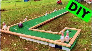 How to Build A Mini Golf Course in your BackYard [upl. by Tongue]