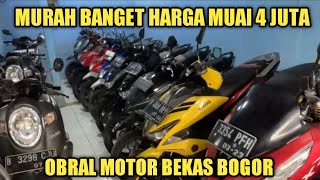 GUDANGNYA MOTOR BEKAS BOGOR HARGA 4 JUTA [upl. by Ardnassak]