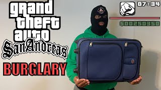 GTA San Andreas Burglary [upl. by Eimiaj239]