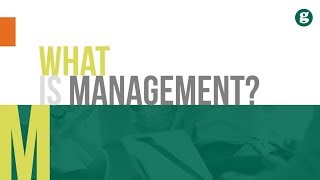 What is Management [upl. by Ynaffat]