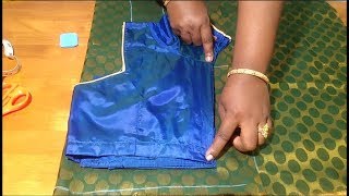 Basic blouse cutting in easy method [upl. by Fonz]