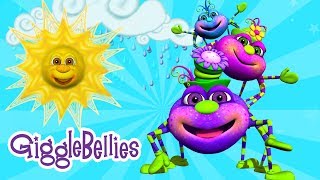 Incy Wincy Spider  Nursery Rhymes amp Kids Songs GiggleBellies [upl. by Nalad]