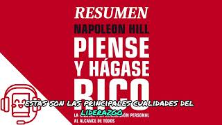 Resumen Piense y Hágase Rico de Napoleon Hill Audiolibro [upl. by Wilkins195]