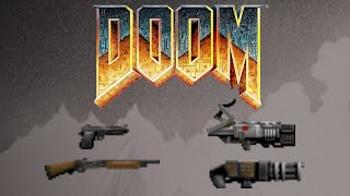 Doom 1993  All Weapons [upl. by Notneuq]