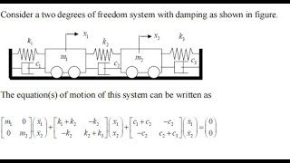 Solving Two degree of Freedom System with MatlabOde45 [upl. by Burnie]