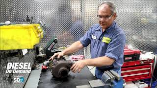 Garrett Turbocharger Teardown  Diesel On Demand [upl. by Nele]